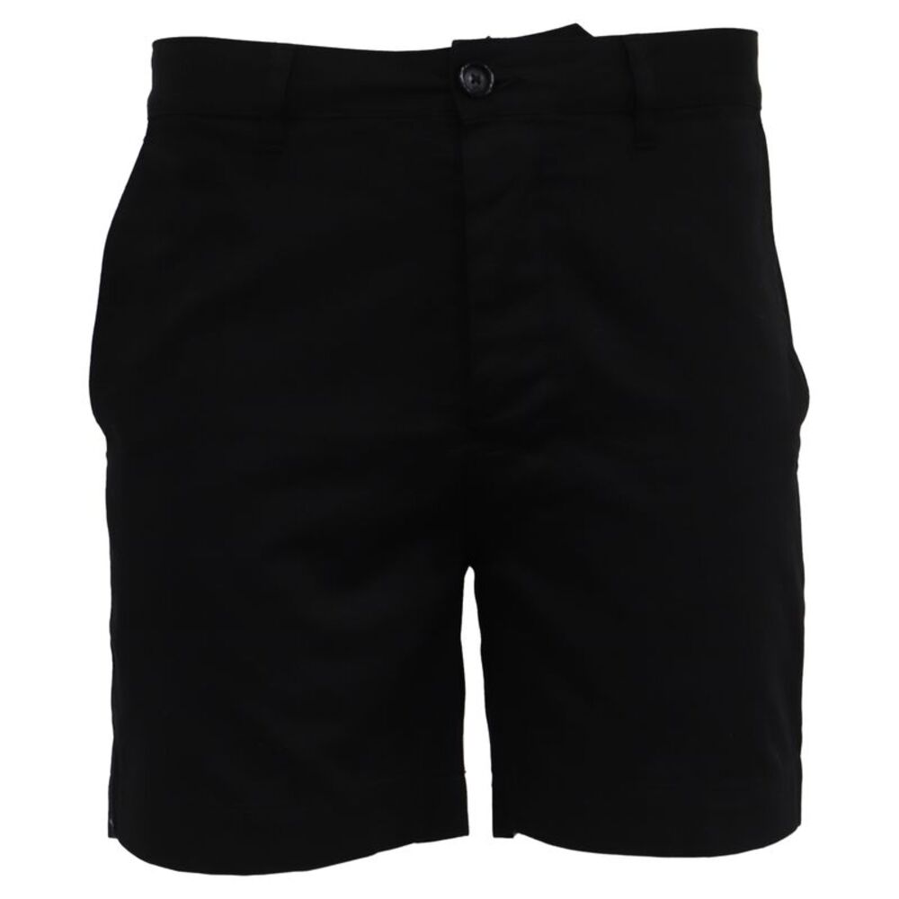 AMI Bermuda Shorts in Black Cotton